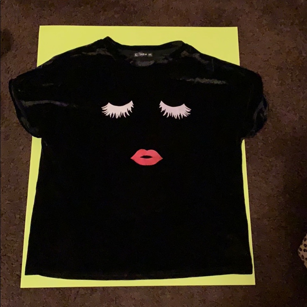 @ Shein W's Velour top size 1XL